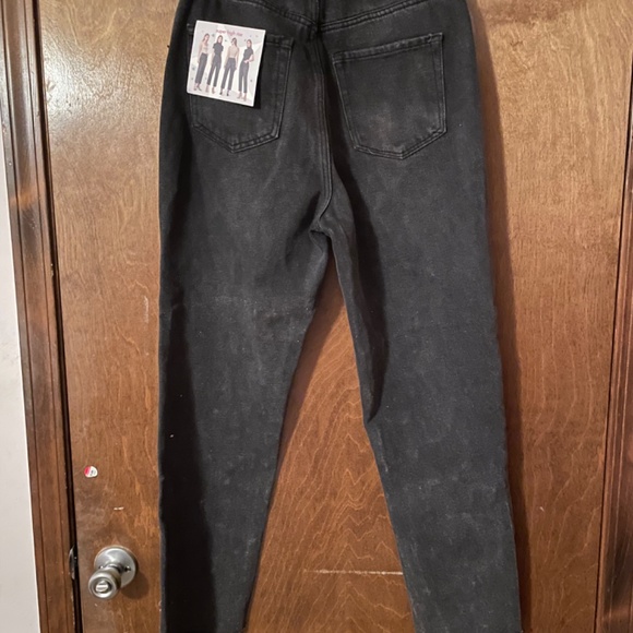 Black Denim Jeans with Rhinestones size 5/27 - Picture 13 of 14